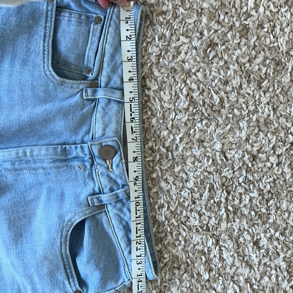 ASOS Light Blue Wash High Rise Stretchy Mom Jeans Sz 30/32 - Picture 7 of 11